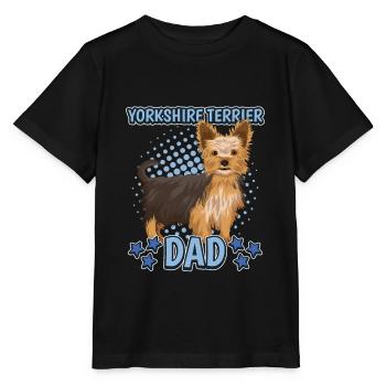Yorkshire Terrier Yorkshire Terrier Dad - Stanley/Stella Kinder T-Shirt MINI CREATOR  - Schwarz - Vorne - Mikhail (115cm)