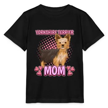 Yorkshire Terrier Yorkshire Terrier Mom - Stanley/Stella Kinder T-Shirt MINI CREATOR  - Schwarz - Vorne - Mikhail (115cm)