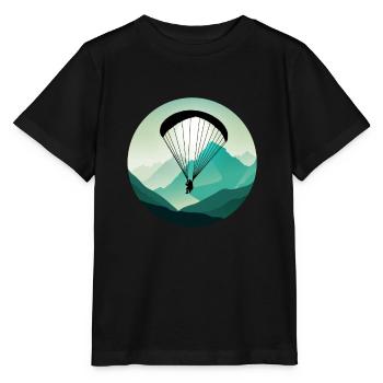 Paragliding Paragliding Paragliding Paragliding - Stanley/Stella MINI CREATOR Kids’ T-Shirt - black - Front - Mikhail (115cm)