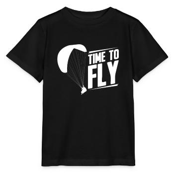 Paragliding Paragliding Paragliding Paragliding - Stanley/Stella MINI CREATOR Kids’ T-Shirt - black - Front - Mikhail (115cm)