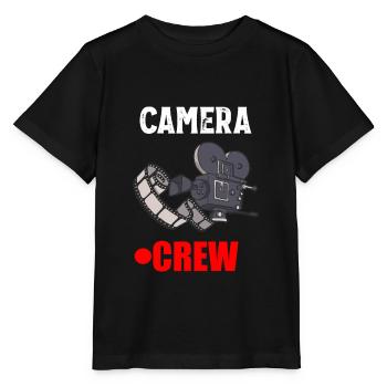 Cinéaste cinéaste Réalisateur Camera Crew - T-shirt bio MINI CREATOR Stanley/Stella Enfant - noir - Devant - Mikhail (115cm)