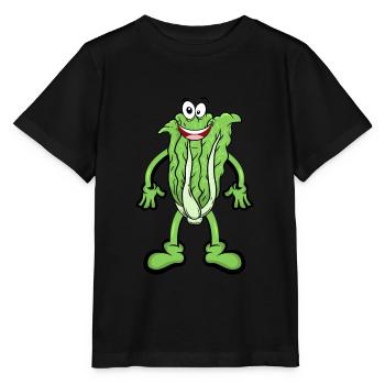 Chinakohl Salat - Stanley/Stella Kinder T-Shirt MINI CREATOR  - Schwarz - Vorne - Mikhail (115cm)