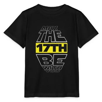 17th Birthday Years Old Vintage Gift - Stanley/Stella MINI CREATOR Kids’ T-Shirt - black - Front - Mikhail (115cm)