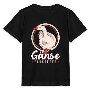 Gans - Stanley/Stella Kinder T-Shirt MINI CREATOR  - Schwarz - Vorne - Mikhail (115cm)