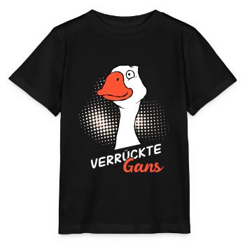 Gans - Stanley/Stella Kinder T-Shirt MINI CREATOR  - Schwarz - Vorne - Mikhail (115cm)