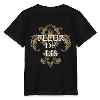 Fleur de Lis - Stanley/Stella Kinder T-Shirt MINI CREATOR  - Schwarz - Vorne - Mikhail (115cm)