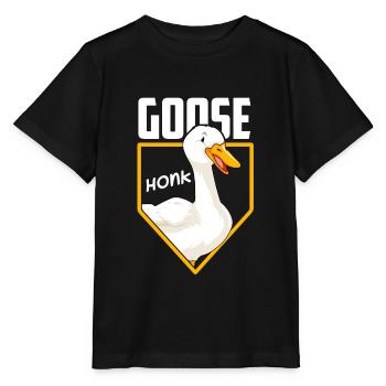 Gans - Stanley/Stella Kinder T-Shirt MINI CREATOR  - Schwarz - Vorne - Mikhail (115cm)