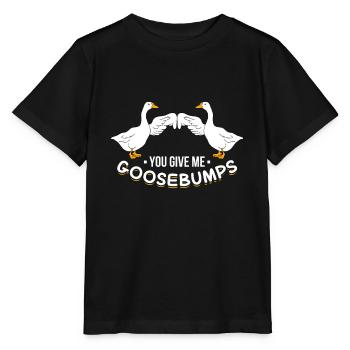 Gans - Stanley/Stella Kinder T-Shirt MINI CREATOR  - Schwarz - Vorne - Mikhail (115cm)