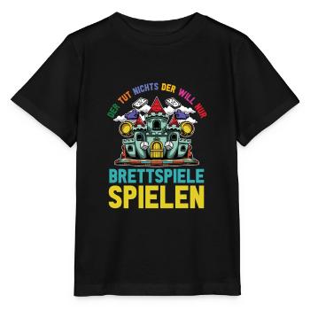 Brettspiel - Stanley/Stella Kinder T-Shirt MINI CREATOR  - Schwarz - Vorne - Mikhail (115cm)