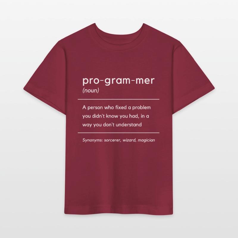 Programmer Definition Computer Developer Software Stanley/Stella MINI CREATOR Kids’ T-Shirt