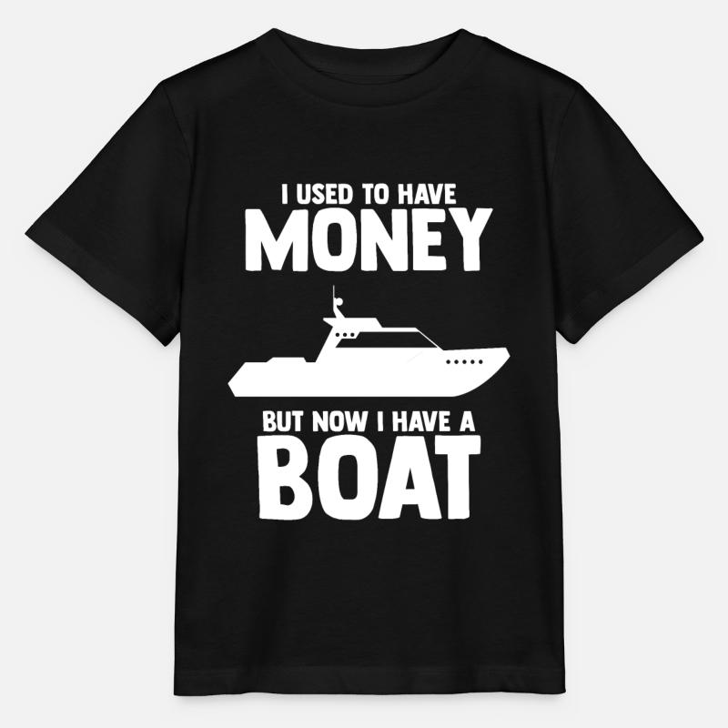 Drôle J’avais de l’argent avant, mais maintenant j’ai - T-shirt bio MINI CREATOR Stanley/Stella Enfant - noir