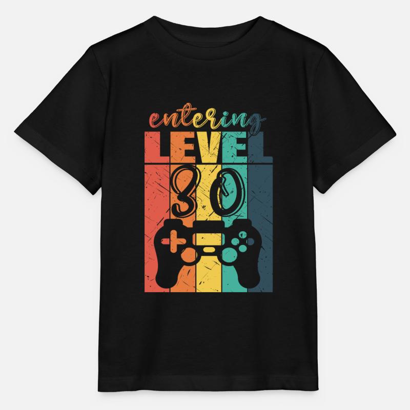Level 30 Gaming Controller 30 anniversaire - T-shirt bio MINI CREATOR Stanley/Stella Enfant - noir