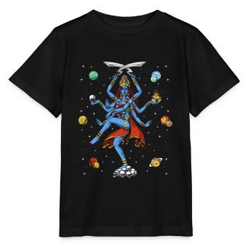 Kali Hindu Goddess - Stanley/Stella MINI CREATOR Kids’ T-Shirt - black - Front - Mikhail (115cm)