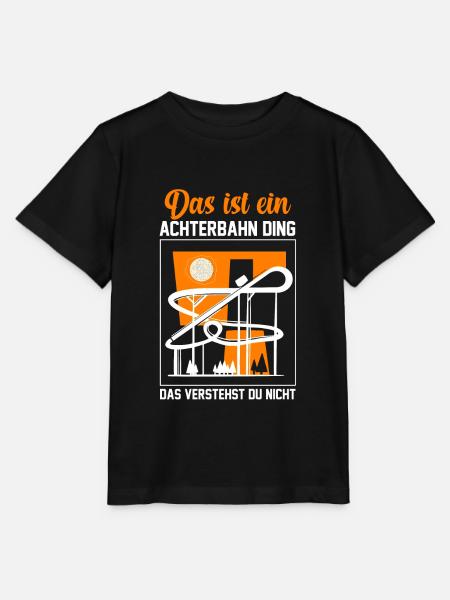 Coasterholic Achterbahn Achterbahnfahrer Freizeitp - Stanley/Stella Kinder T-Shirt MINI CREATOR  - Schwarz