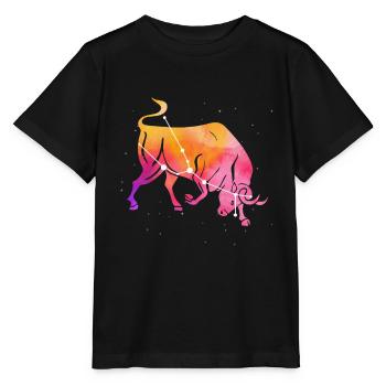 Bélier Signe astrologique Horoscope Astrologie - T-shirt bio MINI CREATOR Stanley/Stella Enfant - noir - Devant - Mikhail (115cm)