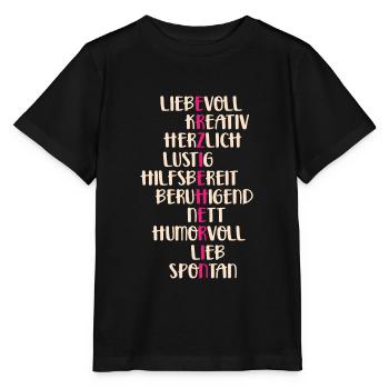 Erzieherin Beruf - Stanley/Stella Kinder T-Shirt MINI CREATOR  - Schwarz - Vorne - Mikhail (115cm)