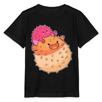 Kugelfisch - Stanley/Stella Kinder T-Shirt MINI CREATOR  - Schwarz - Vorne - Mikhail (115cm)
