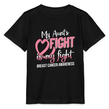 Survivor Breast Cancer Awareness - Stanley/Stella MINI CREATOR Kids’ T-Shirt - black - Front - Mikhail (115cm)