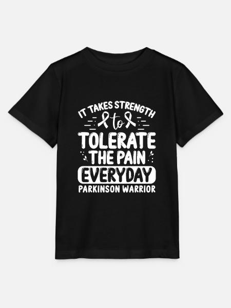 Parkinson Awareness White Ribbon Fighter - T-shirt bio MINI CREATOR Stanley/Stella Enfant - noir