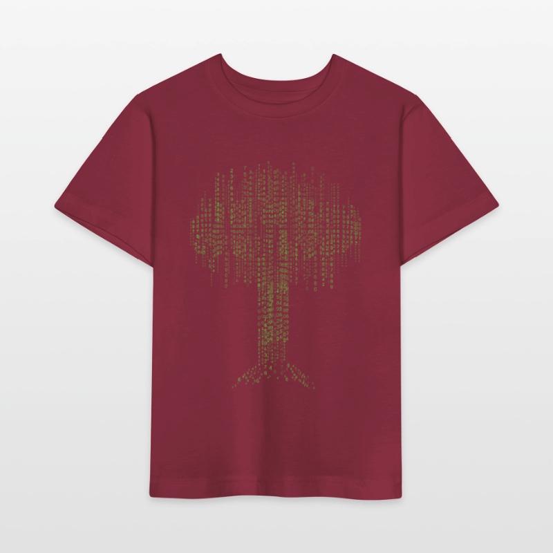 Codeur d’arbre binaire programmeur d’ordinateur T-shirt bio MINI CREATOR Stanley/Stella Enfant