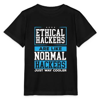 Ethical Hacking Programmer Online Cybersecurity - T-shirt bio MINI CREATOR Stanley/Stella Enfant - noir - Devant - Mikhail (115cm)
