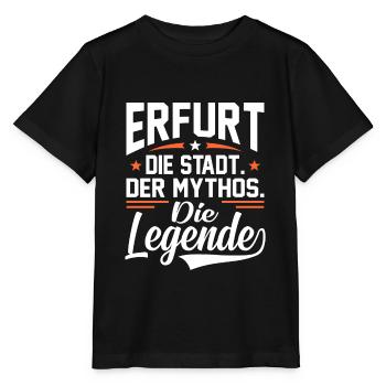 Erfurt - Stanley/Stella Kinder T-Shirt MINI CREATOR  - Schwarz - Vorne - Mikhail (115cm)