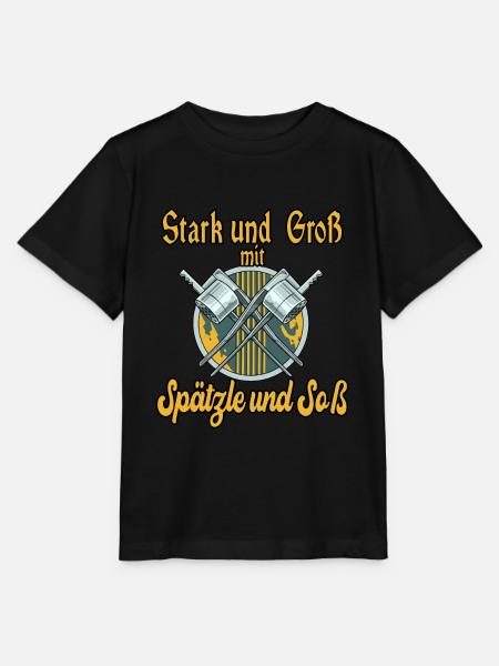 Spätzle und Soß - Stanley/Stella Kinder T-Shirt MINI CREATOR - Schwarz