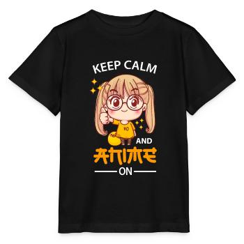 Anime - T-shirt bio MINI CREATOR Stanley/Stella Enfant - noir - Devant - Mikhail (115cm)