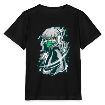 Anime - T-shirt bio MINI CREATOR Stanley/Stella Enfant - noir - Devant - Mikhail (115cm)