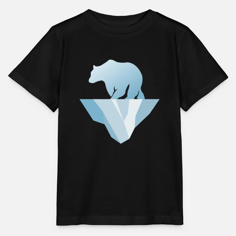 Ours polaire - T-shirt bio MINI CREATOR Stanley/Stella Enfant - noir
