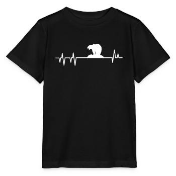Eisbär - Stanley/Stella Kinder T-Shirt MINI CREATOR  - Schwarz - Vorne - Mikhail (115cm)