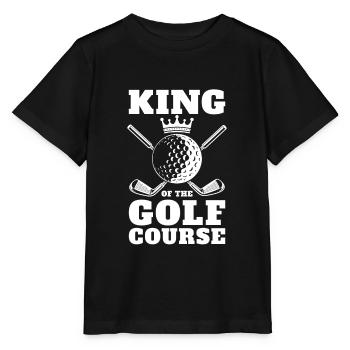 Golfeur Golf golf golf golf - T-shirt bio MINI CREATOR Stanley/Stella Enfant - noir - Devant - Mikhail (115cm)