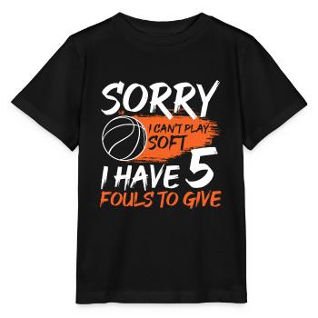 Basketball Basketballer - Stanley/Stella MINI CREATOR Kids’ T-Shirt - black - Front - Mikhail (115cm)