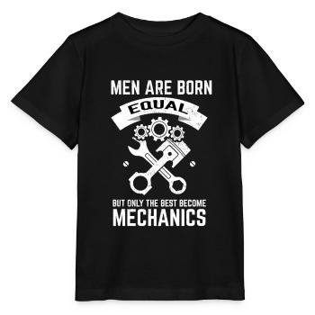 Automechaniker - Stanley/Stella Kinder T-Shirt MINI CREATOR  - Schwarz - Vorne - Mikhail (115cm)