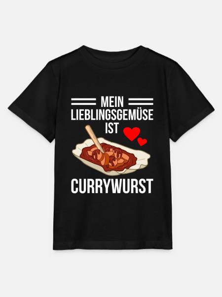 Currywurst - Stanley/Stella Kinder T-Shirt MINI CREATOR - Schwarz