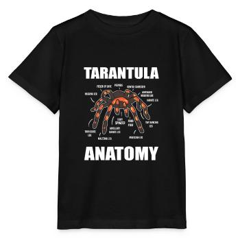 Science Araignées Araignées Anatomie d’araignées - T-shirt bio MINI CREATOR Stanley/Stella Enfant - noir - Devant - Mikhail (115cm)