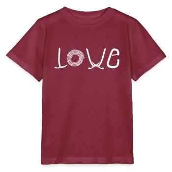 Love l’escalade de glace cadeau - T-shirt bio MINI CREATOR Stanley/Stella Enfant - bordeaux - Devant - Kain (125cm)