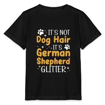 Berger Allemand Berger Allemand Paillettes - T-shirt bio MINI CREATOR Stanley/Stella Enfant - noir - Devant - Mikhail (115cm)
