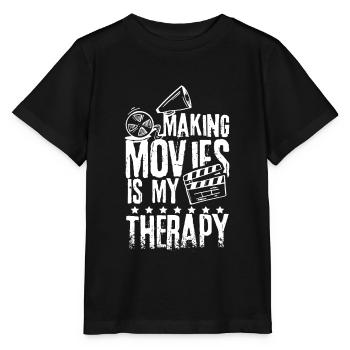 Filmmaker - Stanley/Stella MINI CREATOR Kids’ T-Shirt - black - Front - Mikhail (115cm)