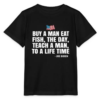 Joe Biden - Stanley/Stella MINI CREATOR Kids’ T-Shirt - black - Front - Mikhail (115cm)