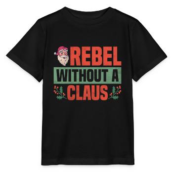 Rebell Ohne Claus Weihnachten - Stanley/Stella Kinder T-Shirt MINI CREATOR  - Schwarz - Vorne - Mikhail (115cm)