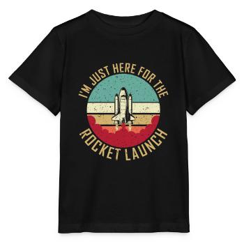 Aerospace Engineer Rocket Launch Flu - Stanley/Stella MINI CREATOR Kids’ T-Shirt - black - Front - Mikhail (115cm)