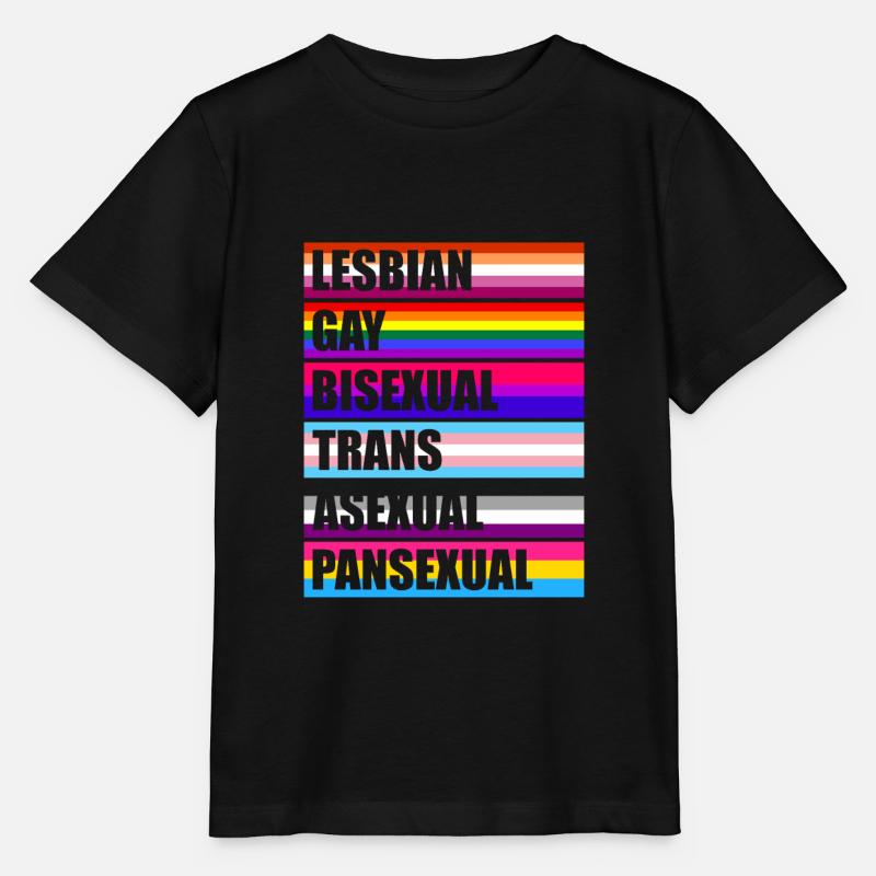Drapeaux LGBT - T-shirt bio MINI CREATOR Stanley/Stella Enfant - noir