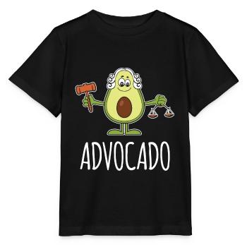 Avocado Law Advocado Student Lawyer Exam - Stanley/Stella Kinder T-Shirt MINI CREATOR  - Schwarz - Vorne - Mikhail (115cm)