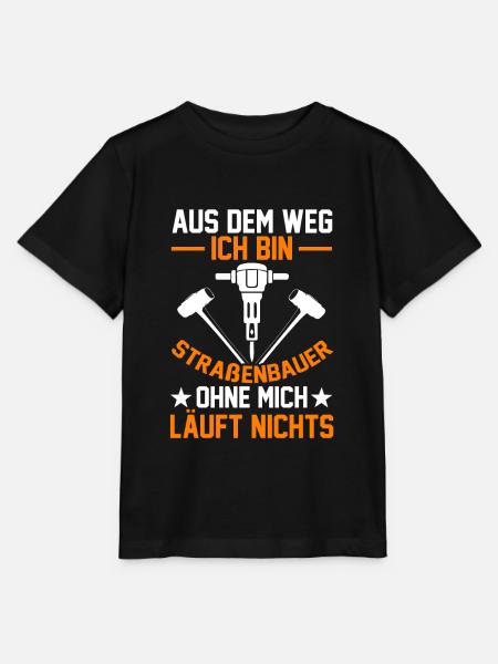 Straßenbauer - Stanley/Stella Kinder T-Shirt MINI CREATOR - Schwarz