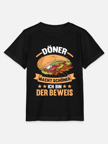 Döner Kebab - Stanley/Stella Kinder T-Shirt MINI CREATOR - Schwarz