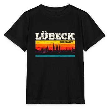 Lübeck - Stanley/Stella Kinder T-Shirt MINI CREATOR  - Schwarz - Vorne - Mikhail (115cm)
