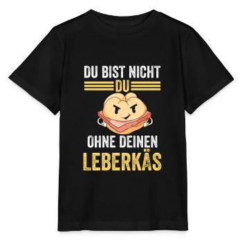 Leberkäse Leberkäs Fleischkäse Bayern - Stanley/Stella Kinder T-Shirt MINI CREATOR  - Schwarz - Vorne - Mikhail (115cm)