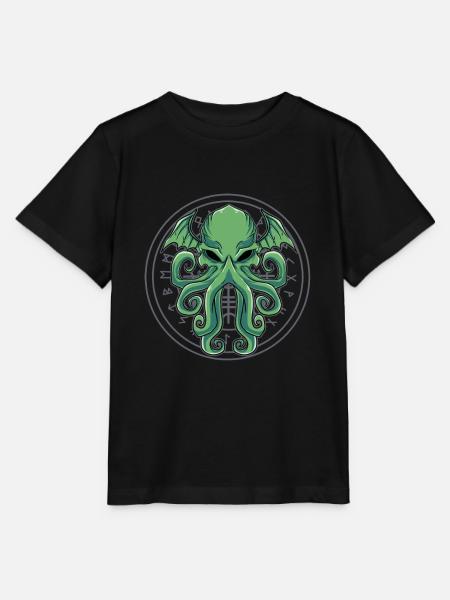 Cthulhu Myth Old Artstyle Poison - T-shirt bio MINI CREATOR Stanley/Stella Enfant - noir