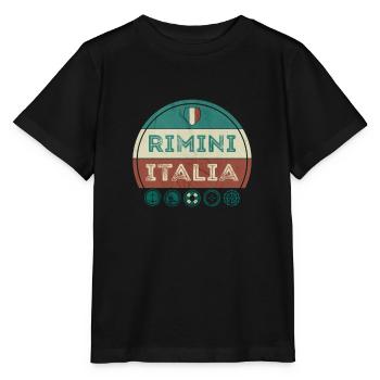 Rimini Adria Italien Urlaub Souvenir - Stanley/Stella Kinder T-Shirt MINI CREATOR  - Schwarz - Vorne - Mikhail (115cm)
